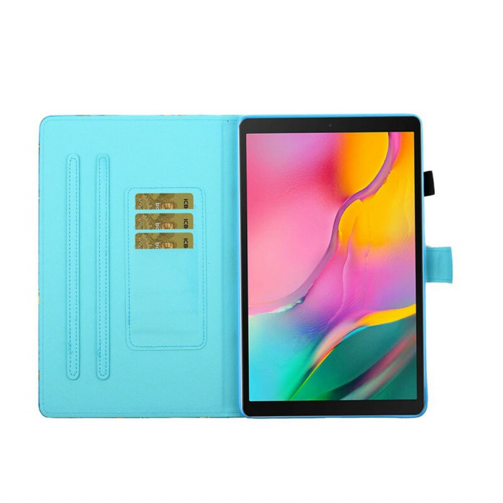 Flip Case Für Samsung Galaxy Tab A 10.1 (2024) Königliche Eule