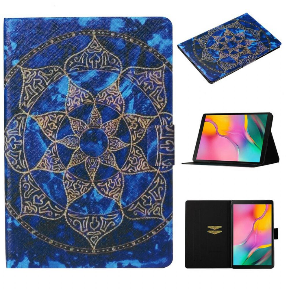 Flip Case Für Samsung Galaxy Tab A 10.1 (2024) Königliches Mandala