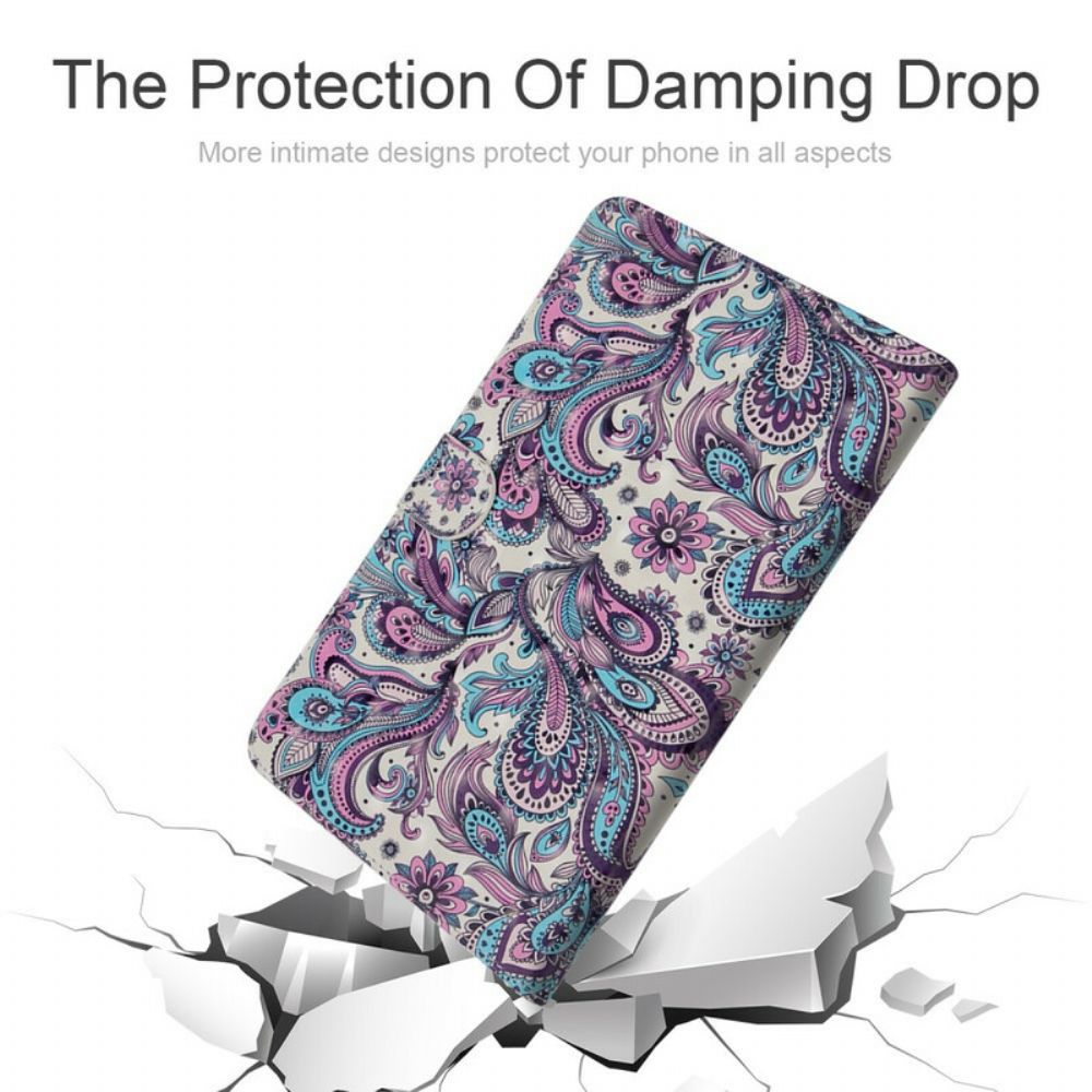 Flip Case Für Samsung Galaxy Tab A 10.1 (2024) Paisley-muster