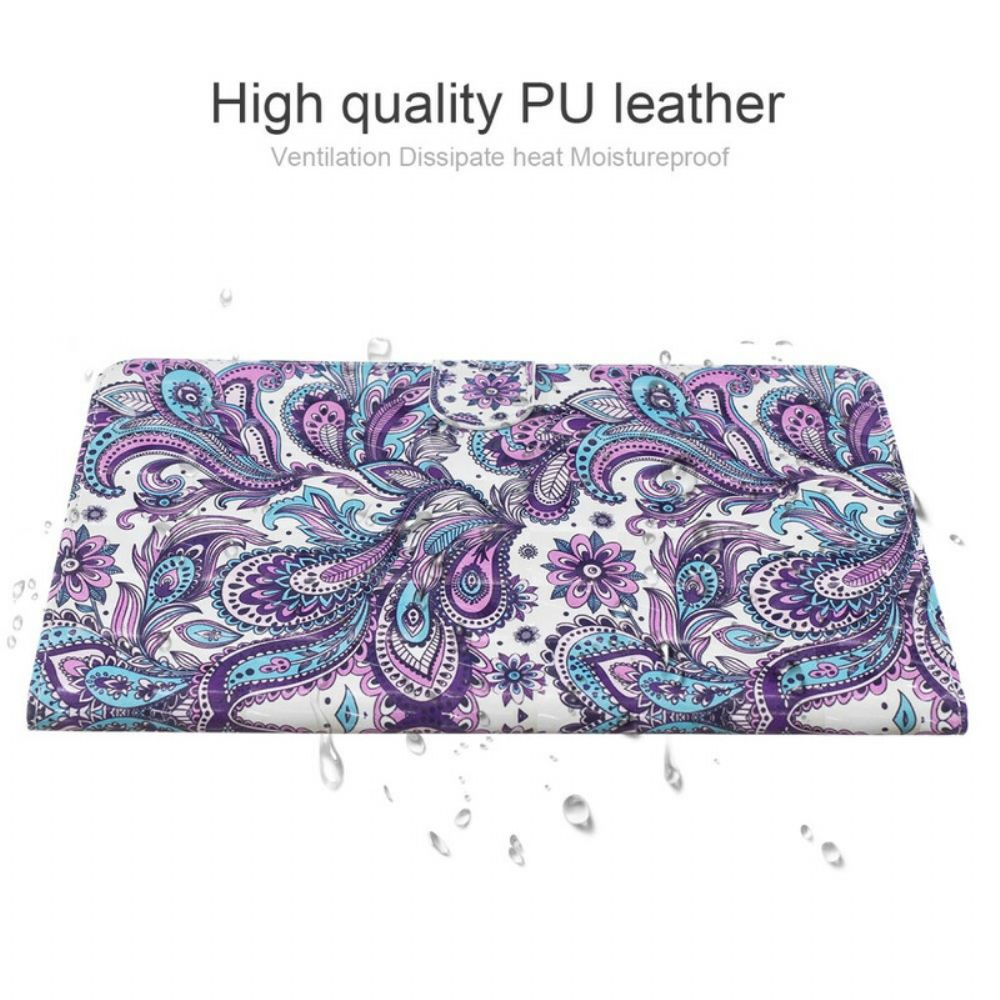 Flip Case Für Samsung Galaxy Tab A 10.1 (2024) Paisley-muster