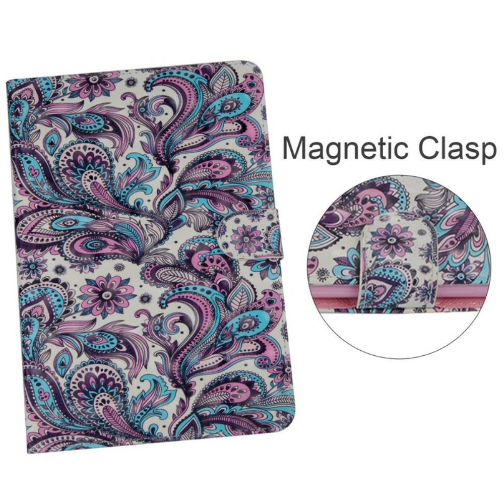 Flip Case Für Samsung Galaxy Tab A 10.1 (2024) Paisley-muster