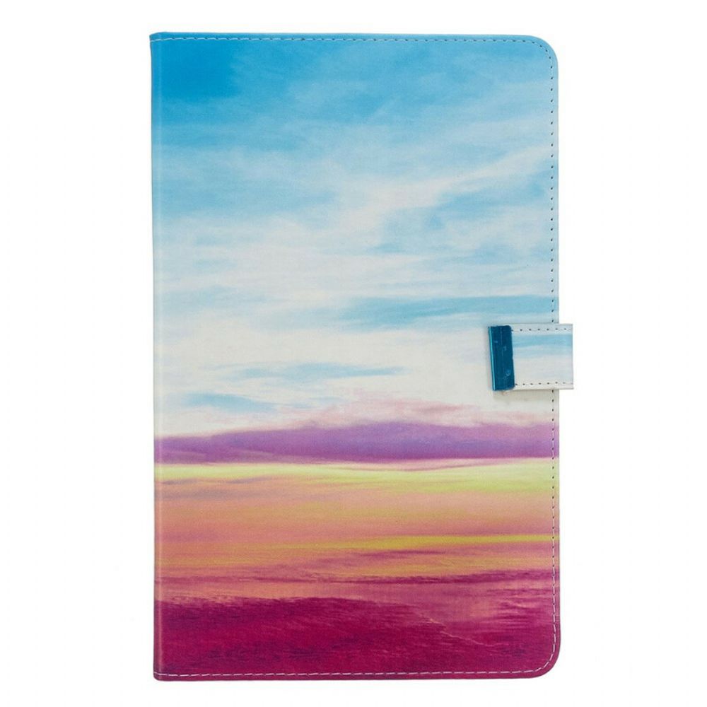 Flip Case Für Samsung Galaxy Tab A 10.1 (2024) Sonnenuntergang