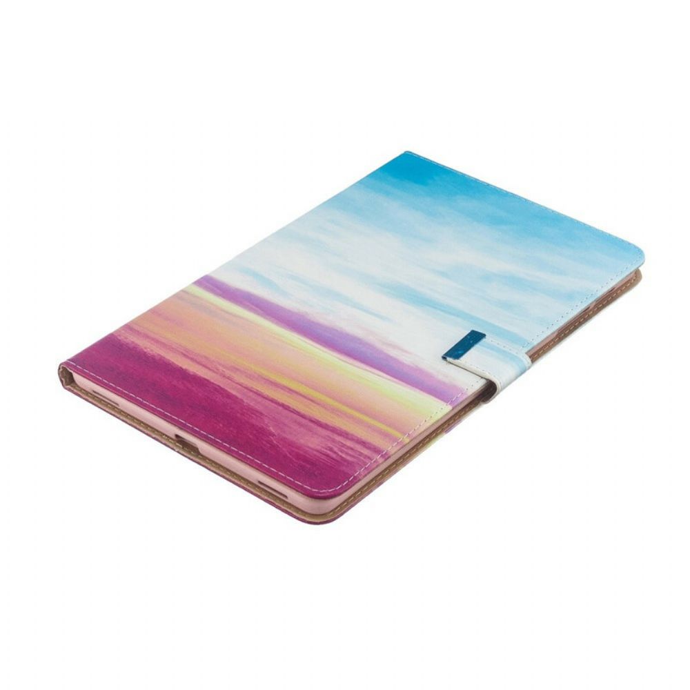 Flip Case Für Samsung Galaxy Tab A 10.1 (2024) Sonnenuntergang