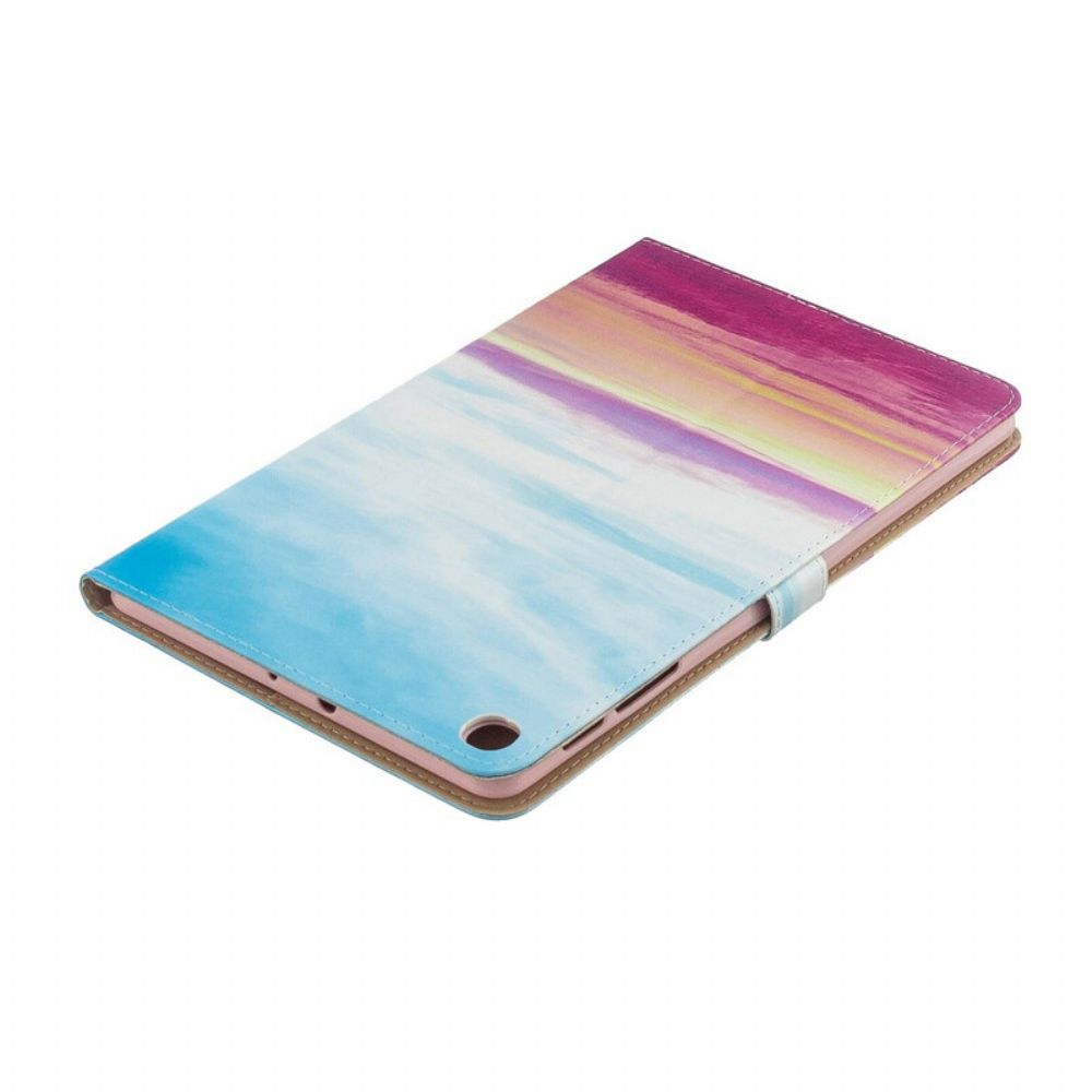 Flip Case Für Samsung Galaxy Tab A 10.1 (2024) Sonnenuntergang