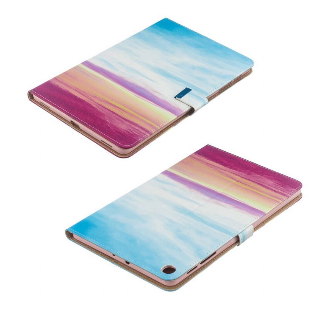 Flip Case Für Samsung Galaxy Tab A 10.1 (2024) Sonnenuntergang