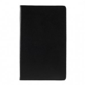 Flip Case Für Samsung Galaxy Tab A 10.1 (2024) Um 360° Drehbares Lychee-kunstleder