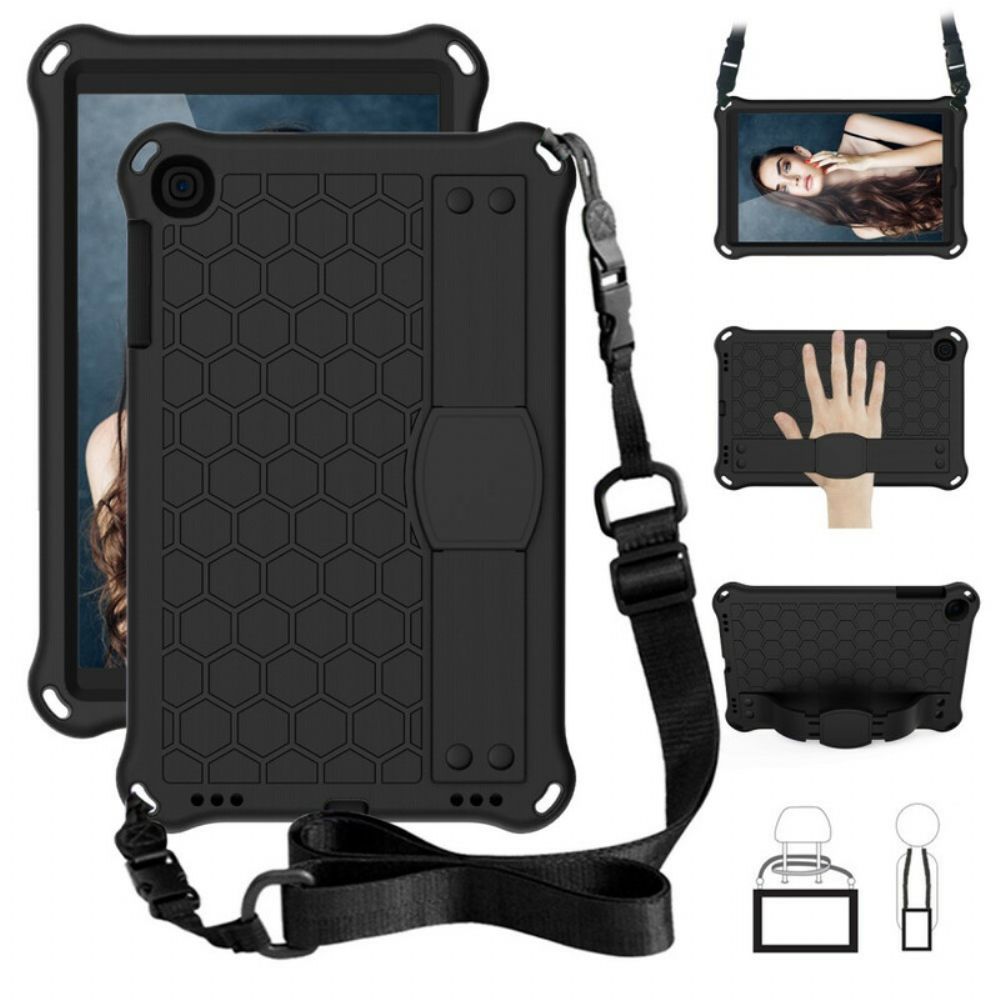 Hülle Für Samsung Galaxy Tab A 10.1 (2024) Strap-support Und Schultergurt