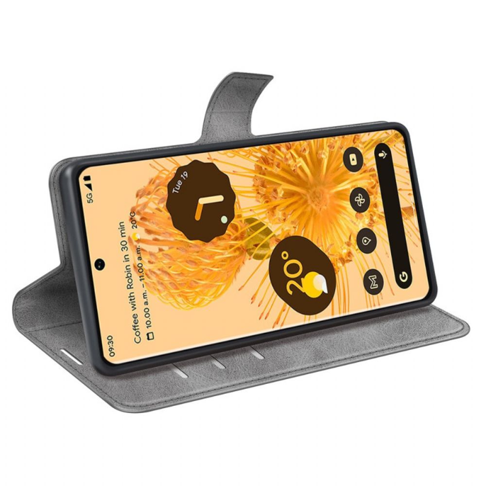 Flip Case Für Google Pixel 7 Kunstleder