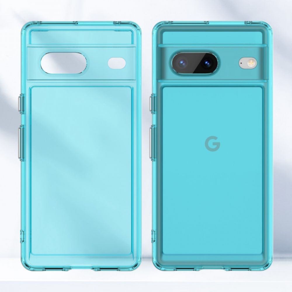 Handyhülle Für Google Pixel 7 Transparente Candy-serie