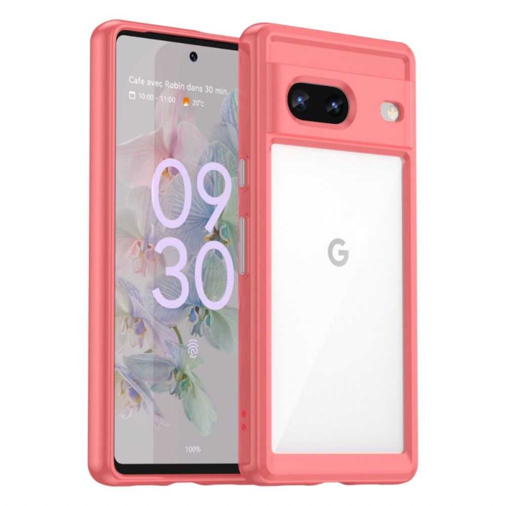 Hülle Für Google Pixel 7 Transparenter Hybrid