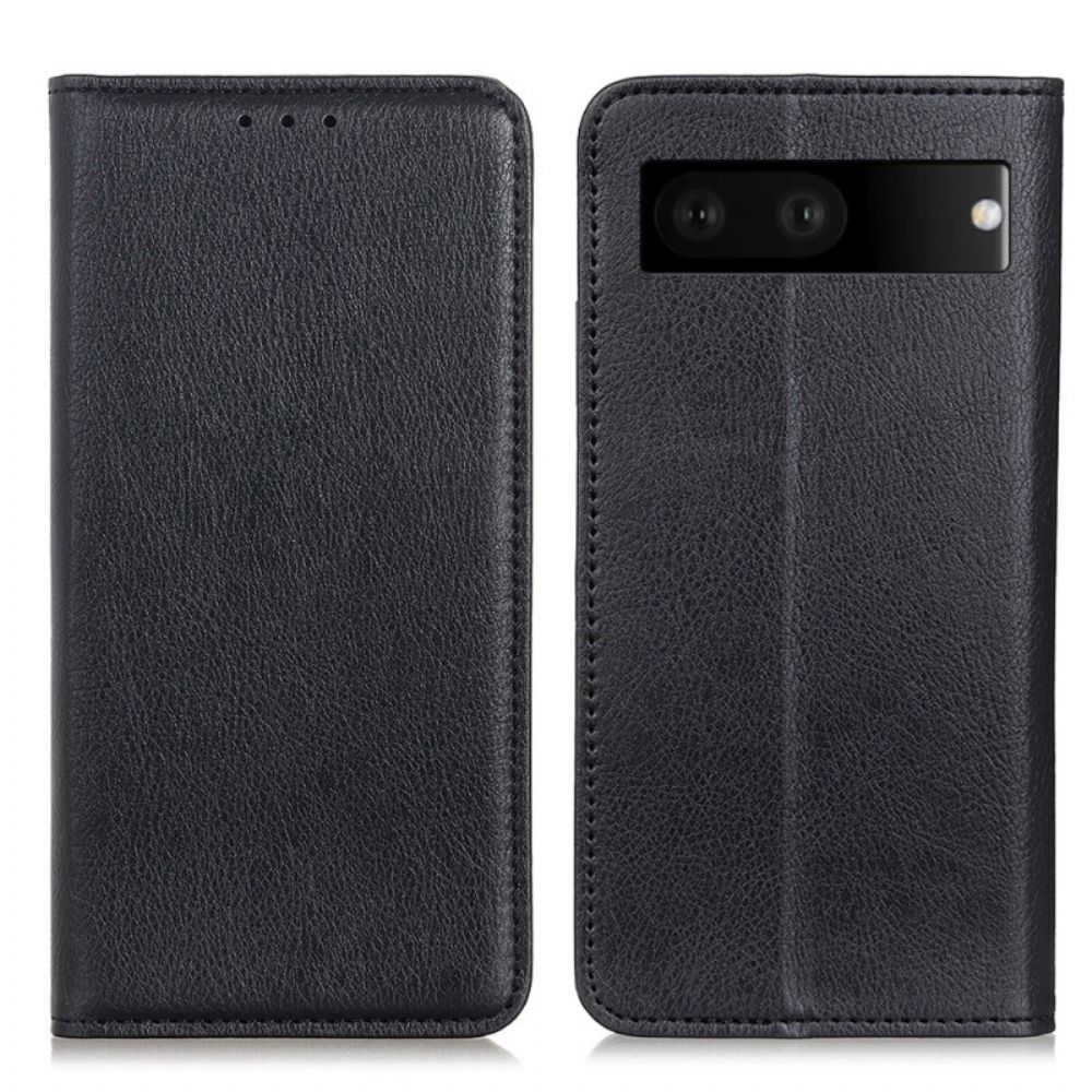 Schutzhülle Für Google Pixel 7 Flip Case Litchi-spaltleder