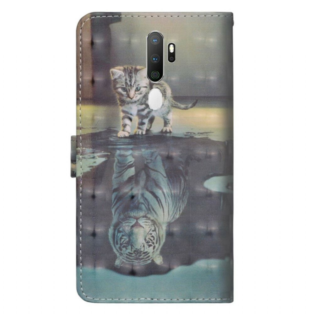 Flip Case Für Oppo A9 2024 / A5 2024 Ernst Der Tiger