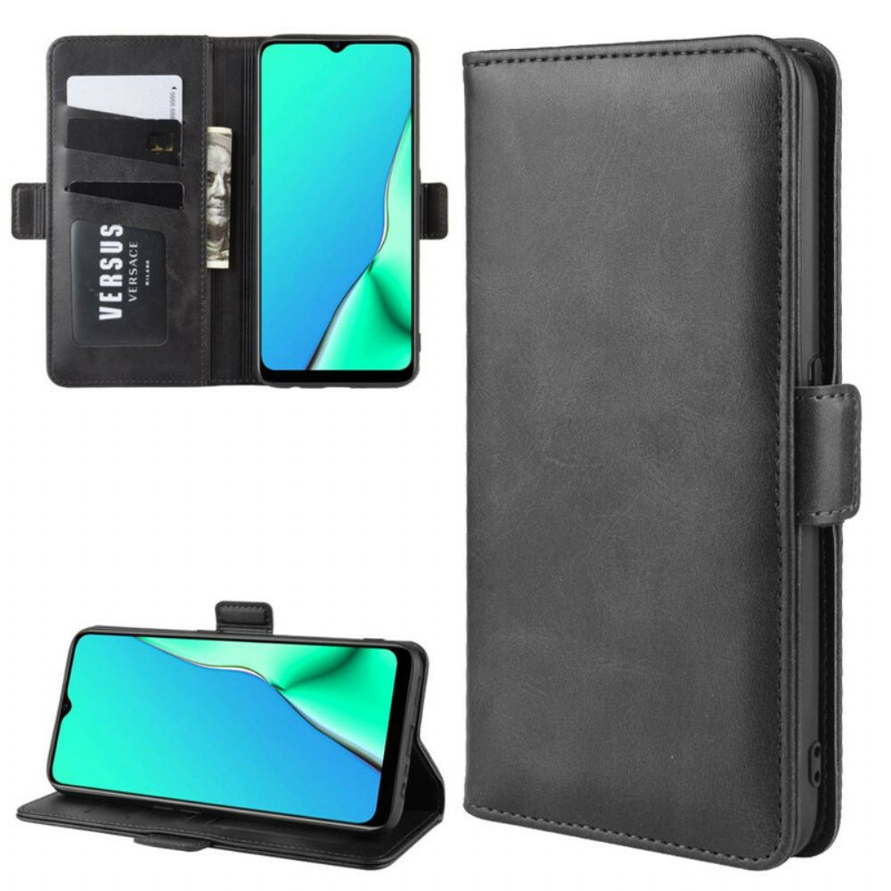 Flip Case Für Oppo A9 2024 / A5 2024 Premium-leder-effekt