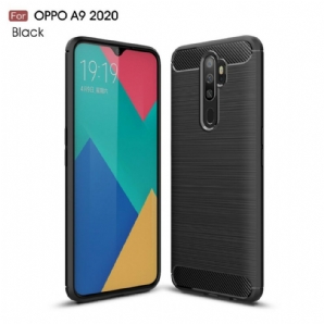 Hülle Für Oppo A9 2024 / A5 2024 Gebürstete Kohlefaser