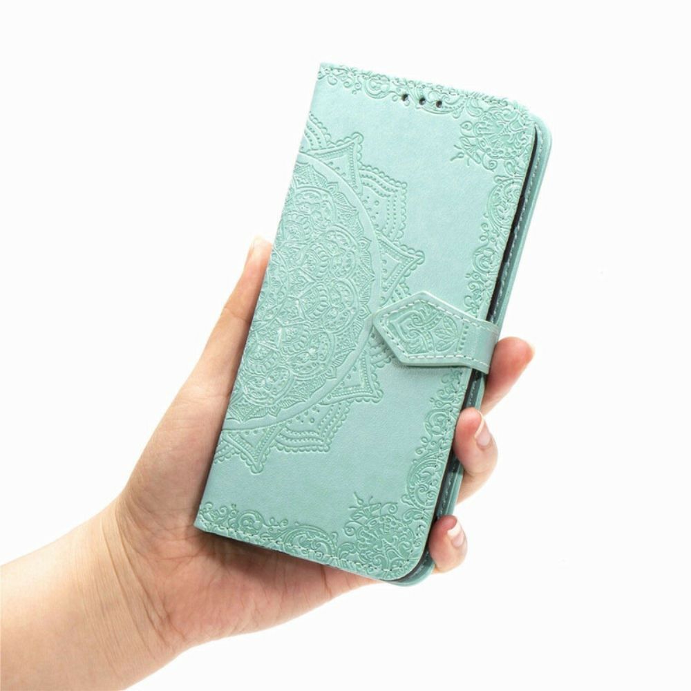 Lederhüllen Für Oppo A9 2024 / A5 2024 Mandala Aus Dem Mittelalter