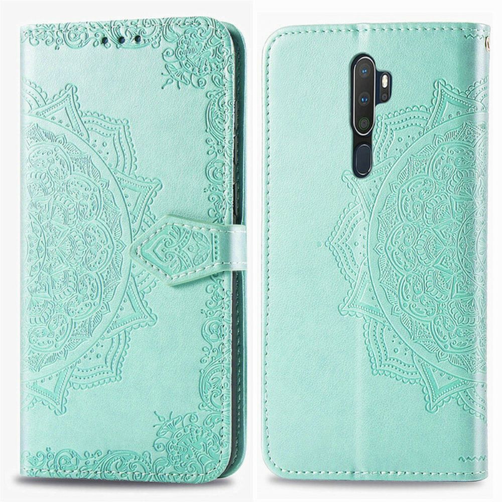 Lederhüllen Für Oppo A9 2024 / A5 2024 Mandala Aus Dem Mittelalter