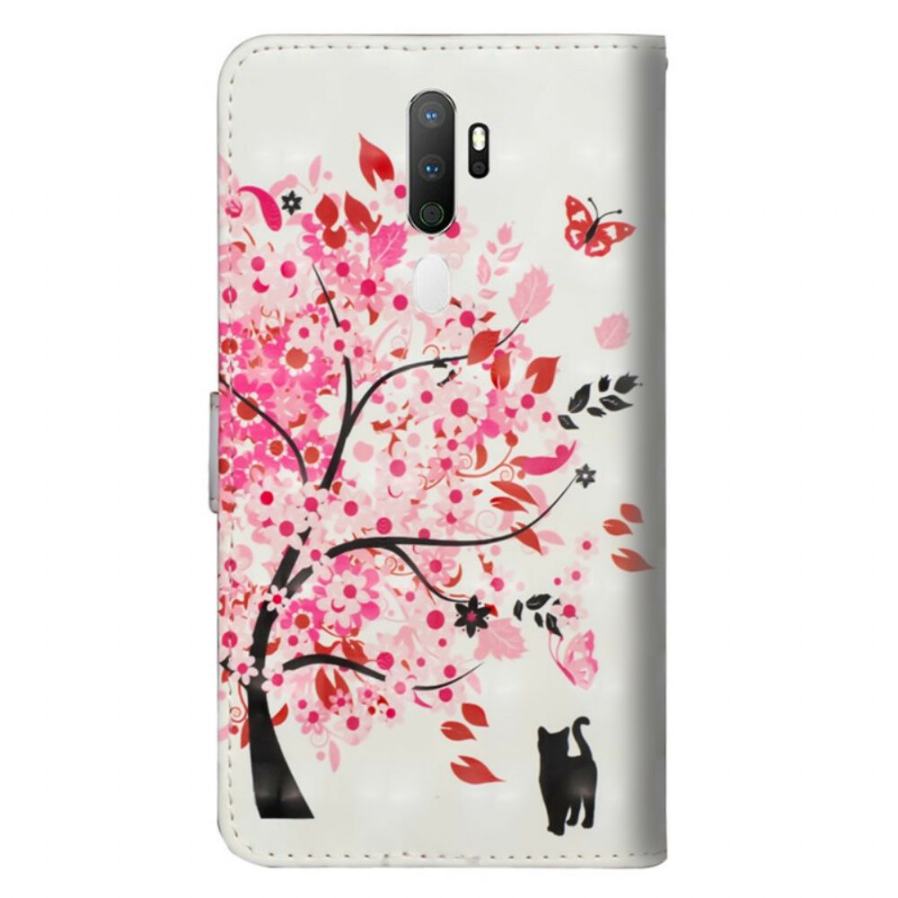 Lederhüllen Für Oppo A9 2024 / A5 2024 Rosa Baum