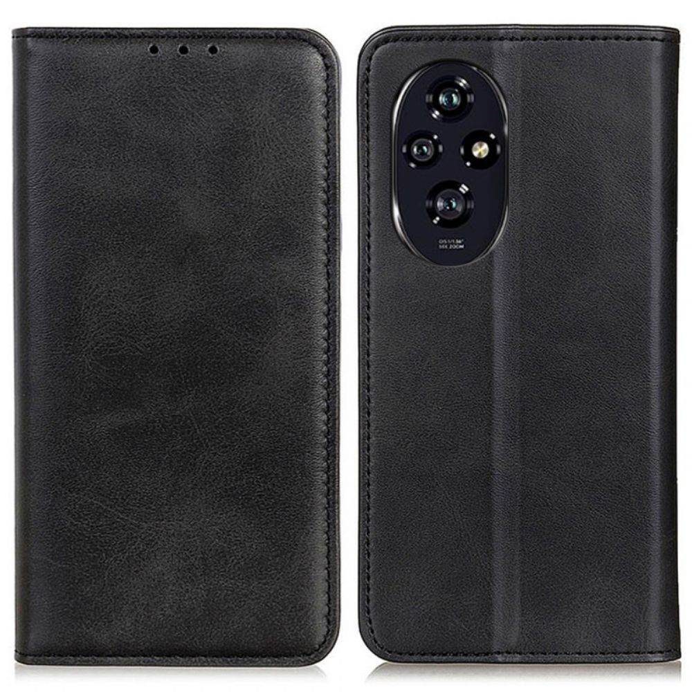 Flip Case Honor 200 Pro Handyhülle Spaltleder