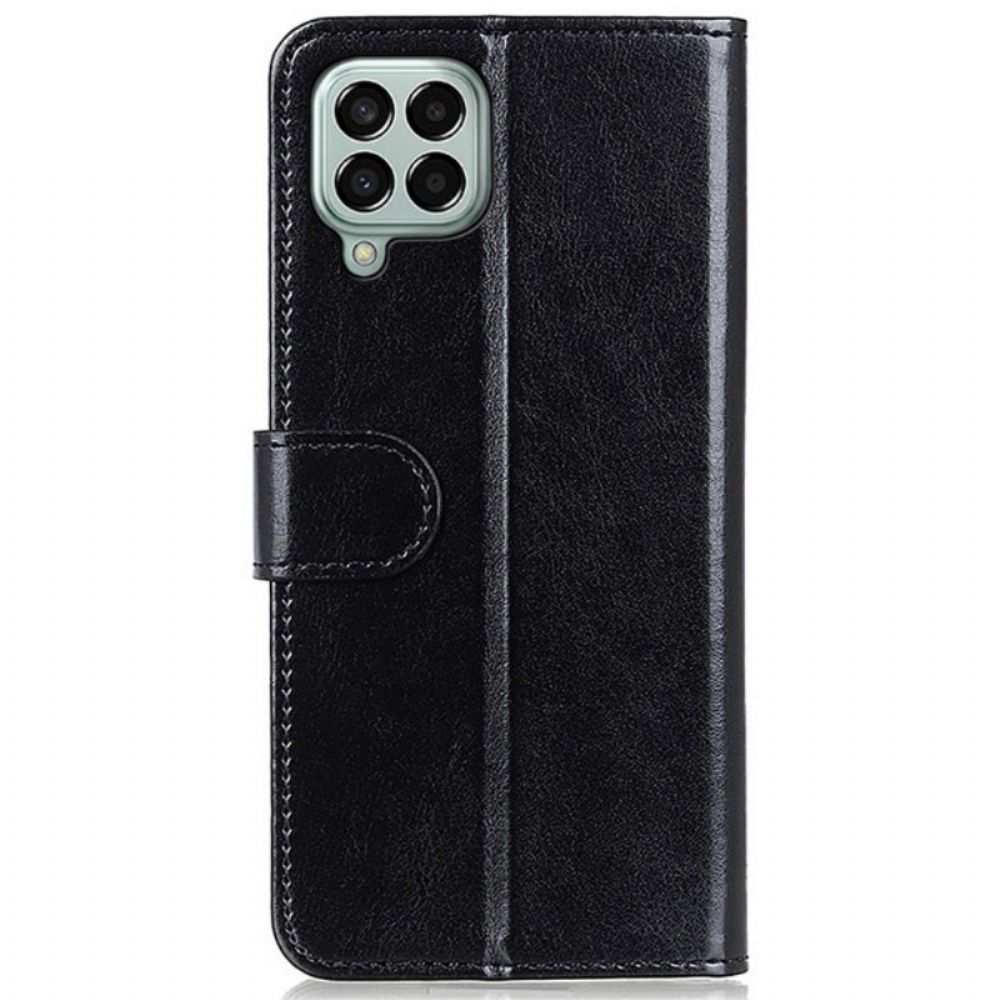 Flip Case Für Samsung Galaxy M33 5G Fineness-leder-stil