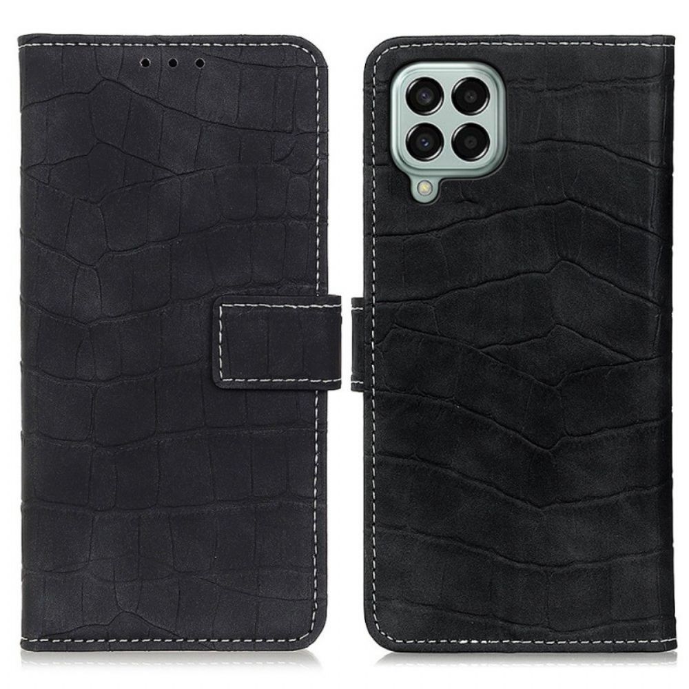 Flip Case Für Samsung Galaxy M33 5G Krokodilleder-effekt