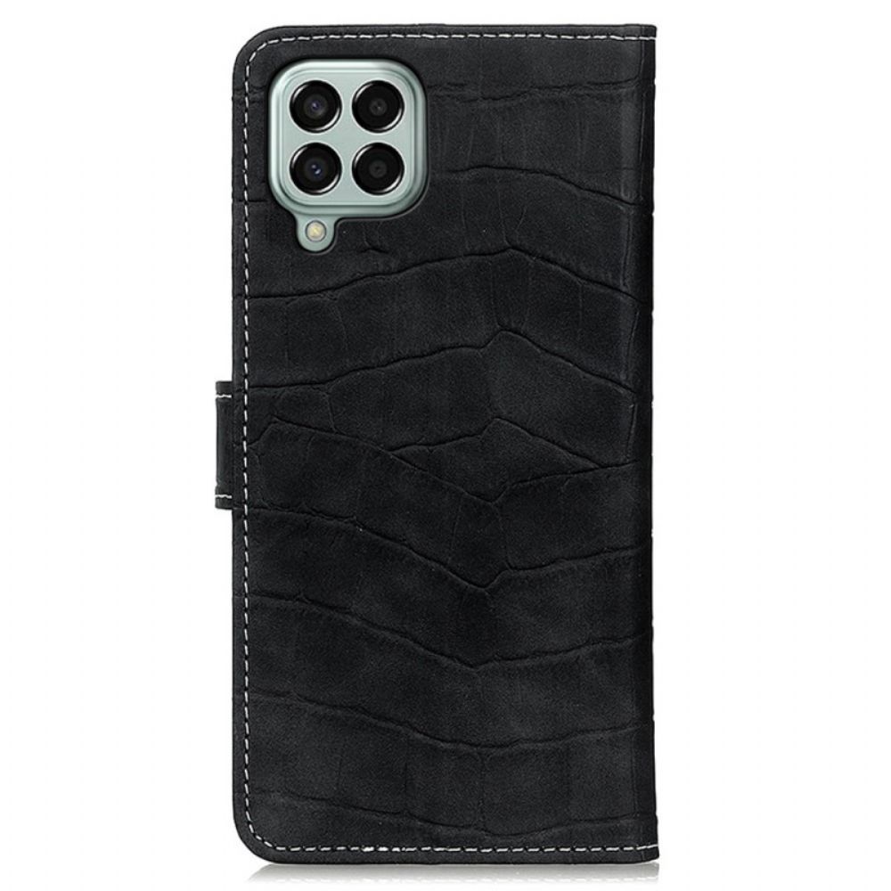 Flip Case Für Samsung Galaxy M33 5G Krokodilleder-effekt