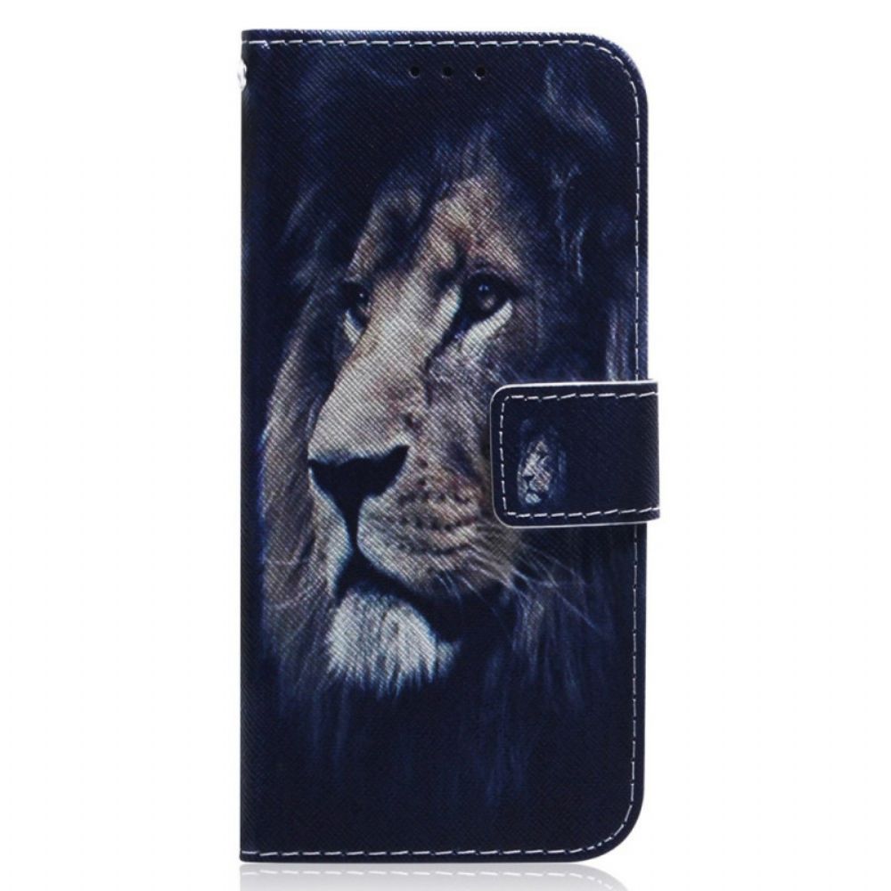 Flip Case Für Samsung Galaxy M33 5G Löwe