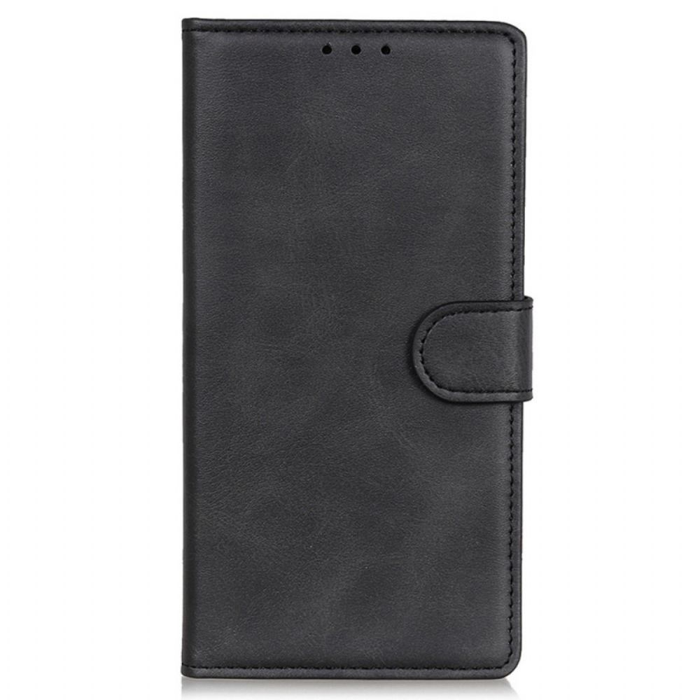 Flip Case Für Samsung Galaxy M33 5G Mattes Kunstleder