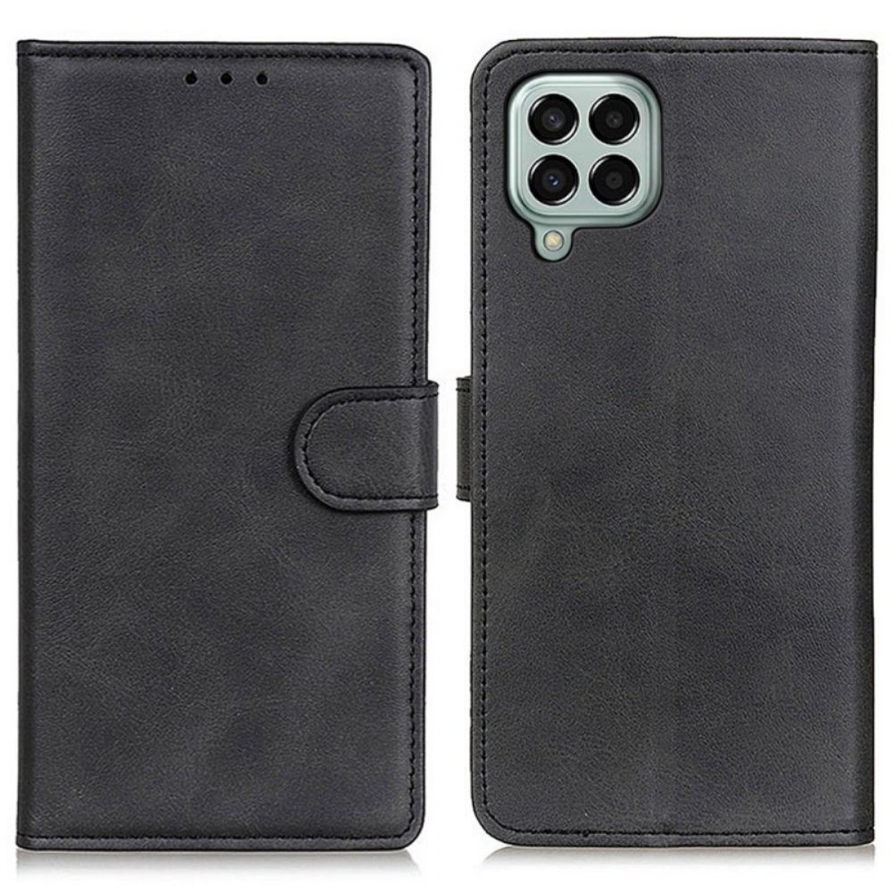 Flip Case Für Samsung Galaxy M33 5G Mattes Kunstleder