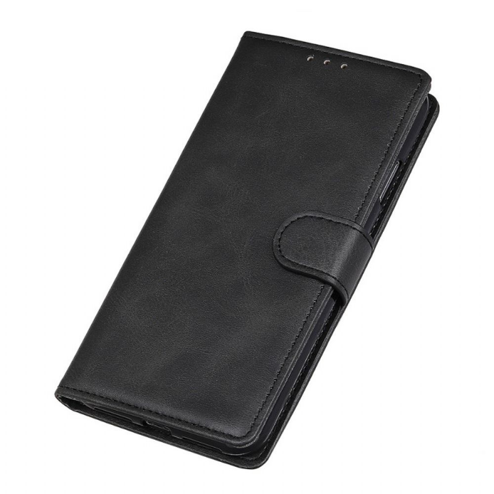 Flip Case Für Samsung Galaxy M33 5G Mattes Kunstleder