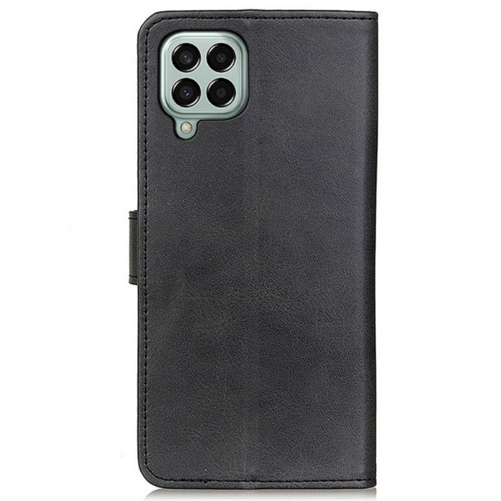 Flip Case Für Samsung Galaxy M33 5G Mattes Kunstleder