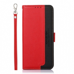 Flip Case Für Samsung Galaxy M33 5G Rfid-lychee-stil