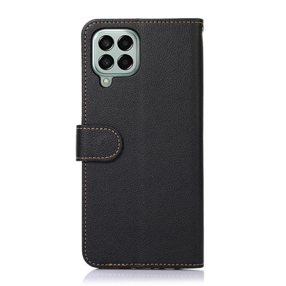 Flip Case Für Samsung Galaxy M33 5G Rfid-lychee-stil