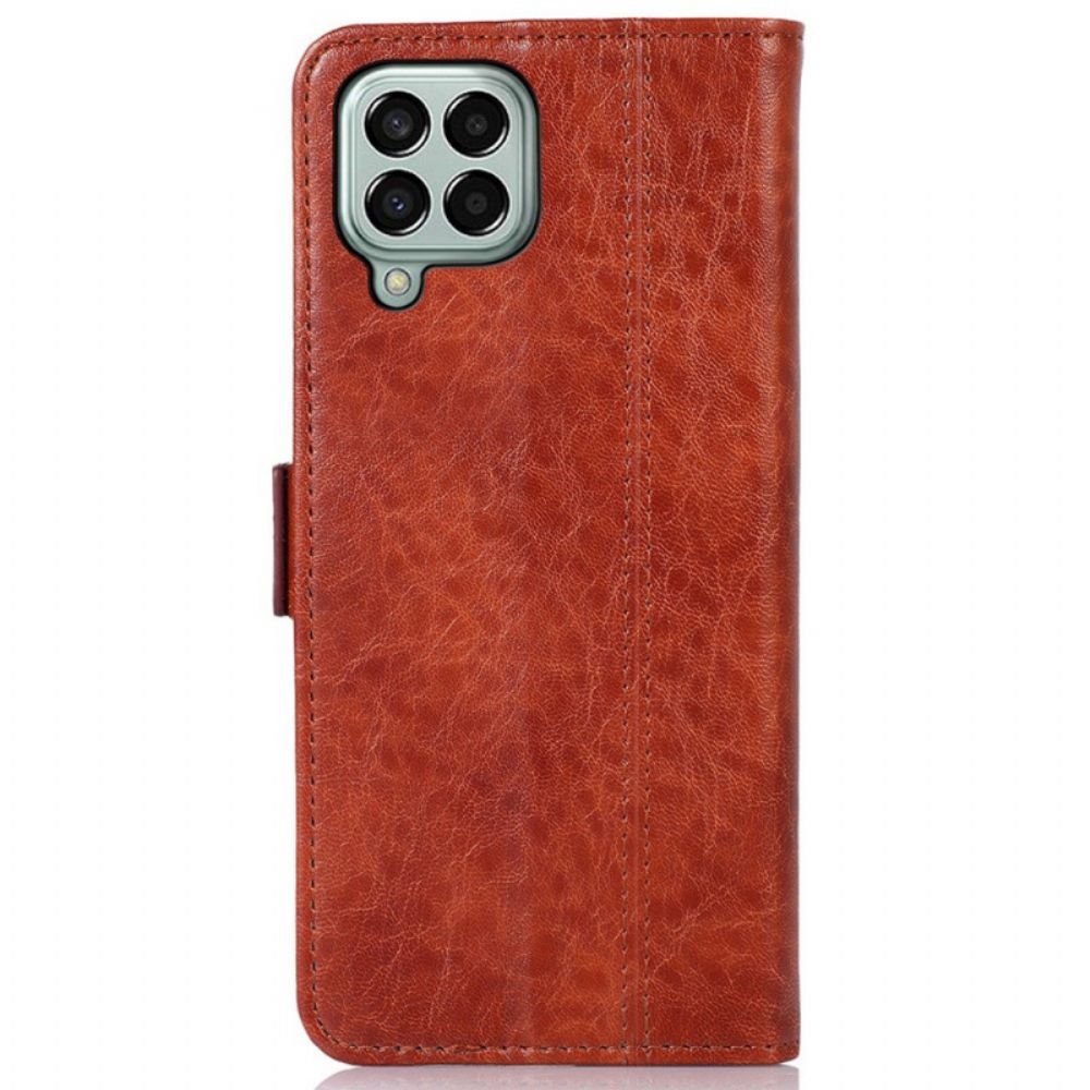 Flip Case Für Samsung Galaxy M33 5G Stilisierter Klassiker