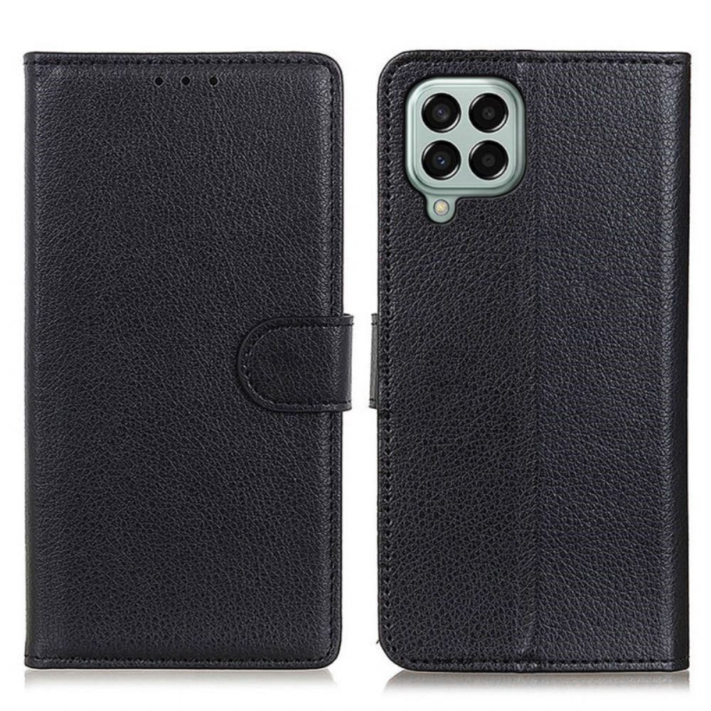 Flip Case Für Samsung Galaxy M33 5G Traditionelles Kunstleder