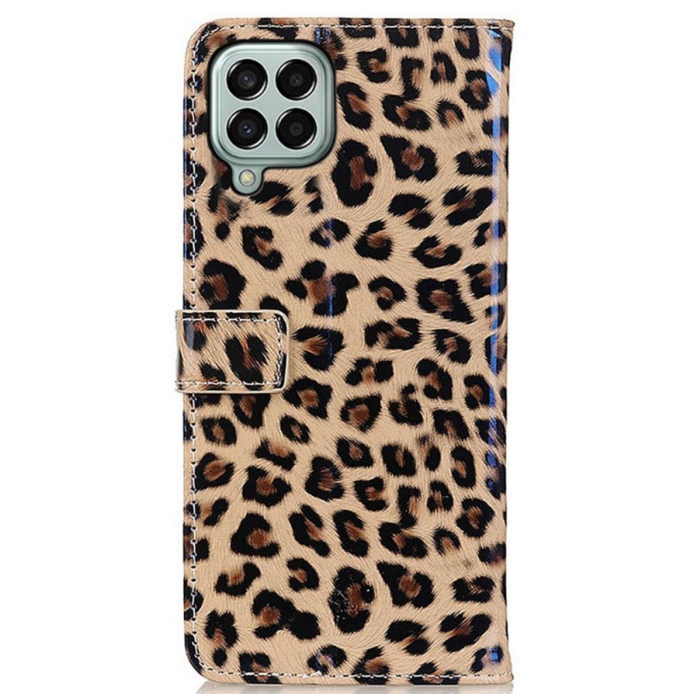 Lederhüllen Für Samsung Galaxy M33 5G Kleiner Leopard-effekt