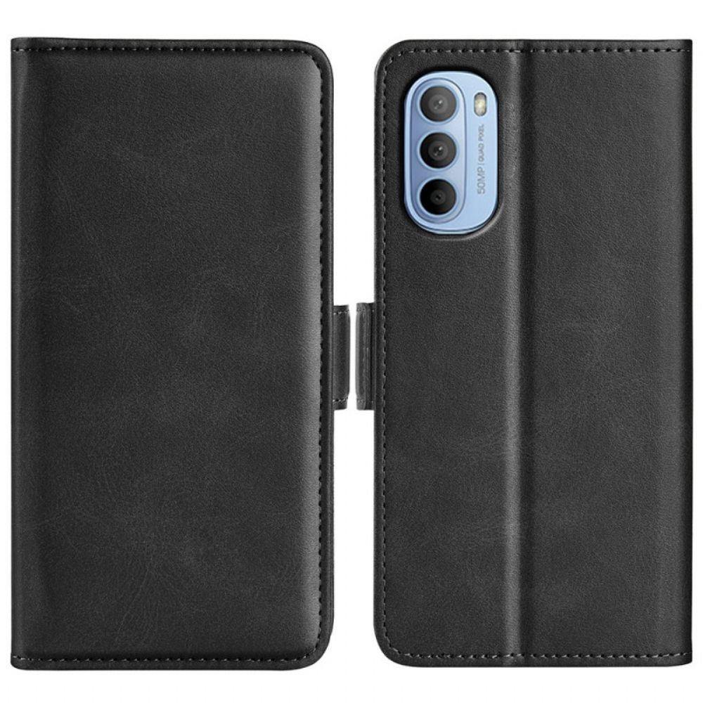 Flip Case Für Moto G31 / Moto G41 Flip Case Doppelklappe