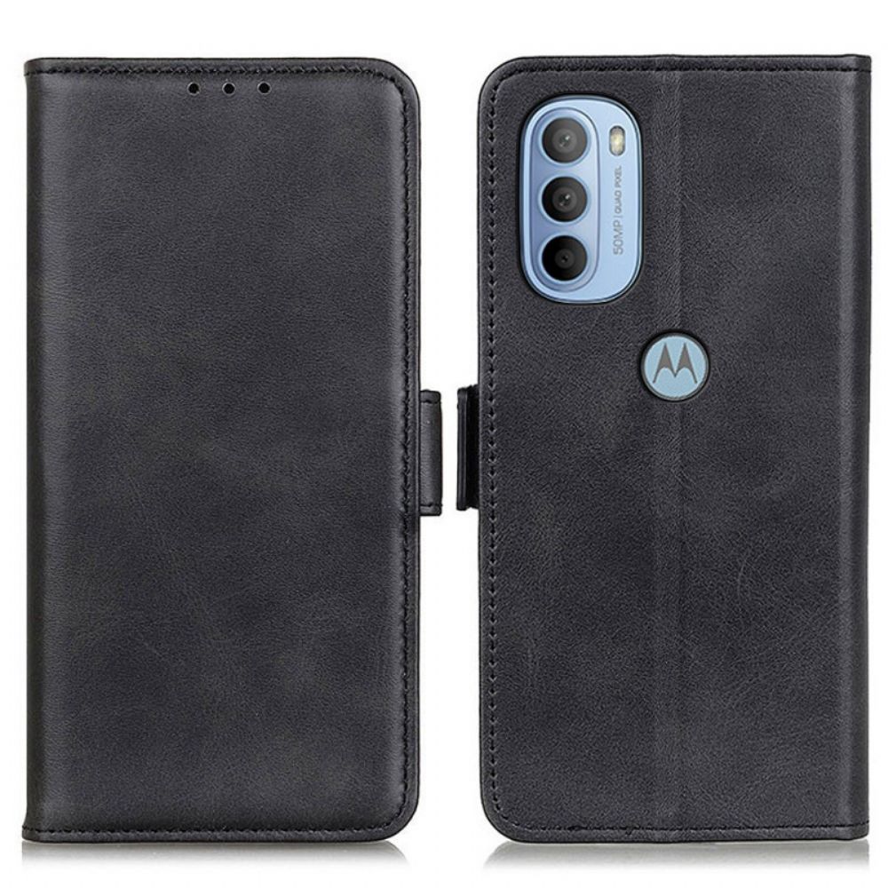 Flip Case Für Moto G31 / Moto G41 Flip Case Doppelklappe