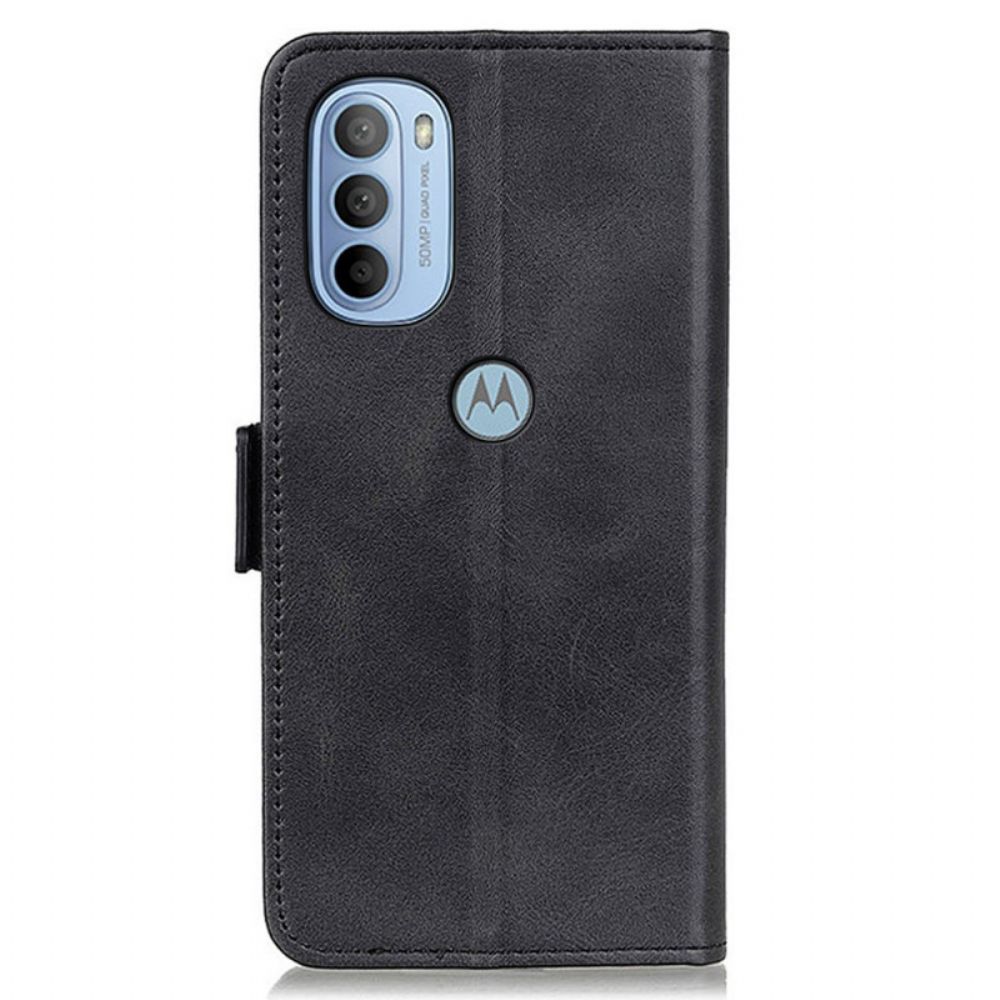 Flip Case Für Moto G31 / Moto G41 Flip Case Doppelklappe