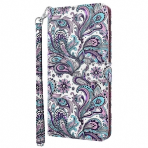 Flip Case Für Moto G31 / Moto G41 Paisley-muster