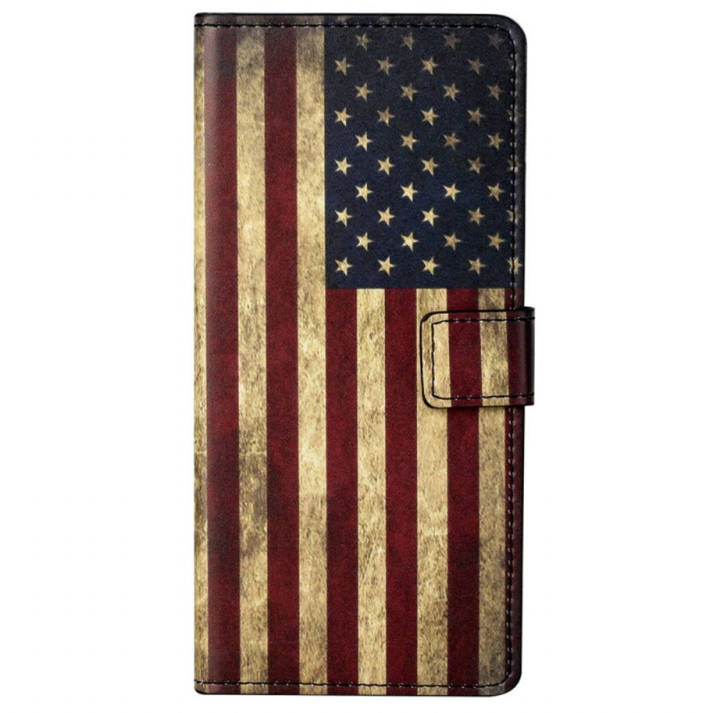 Flip Case Für Moto G31 / Moto G41 Usa-flagge