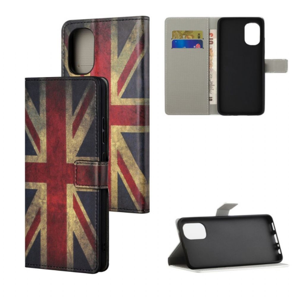 Lederhüllen Für Moto G31 / Moto G41 England-flagge