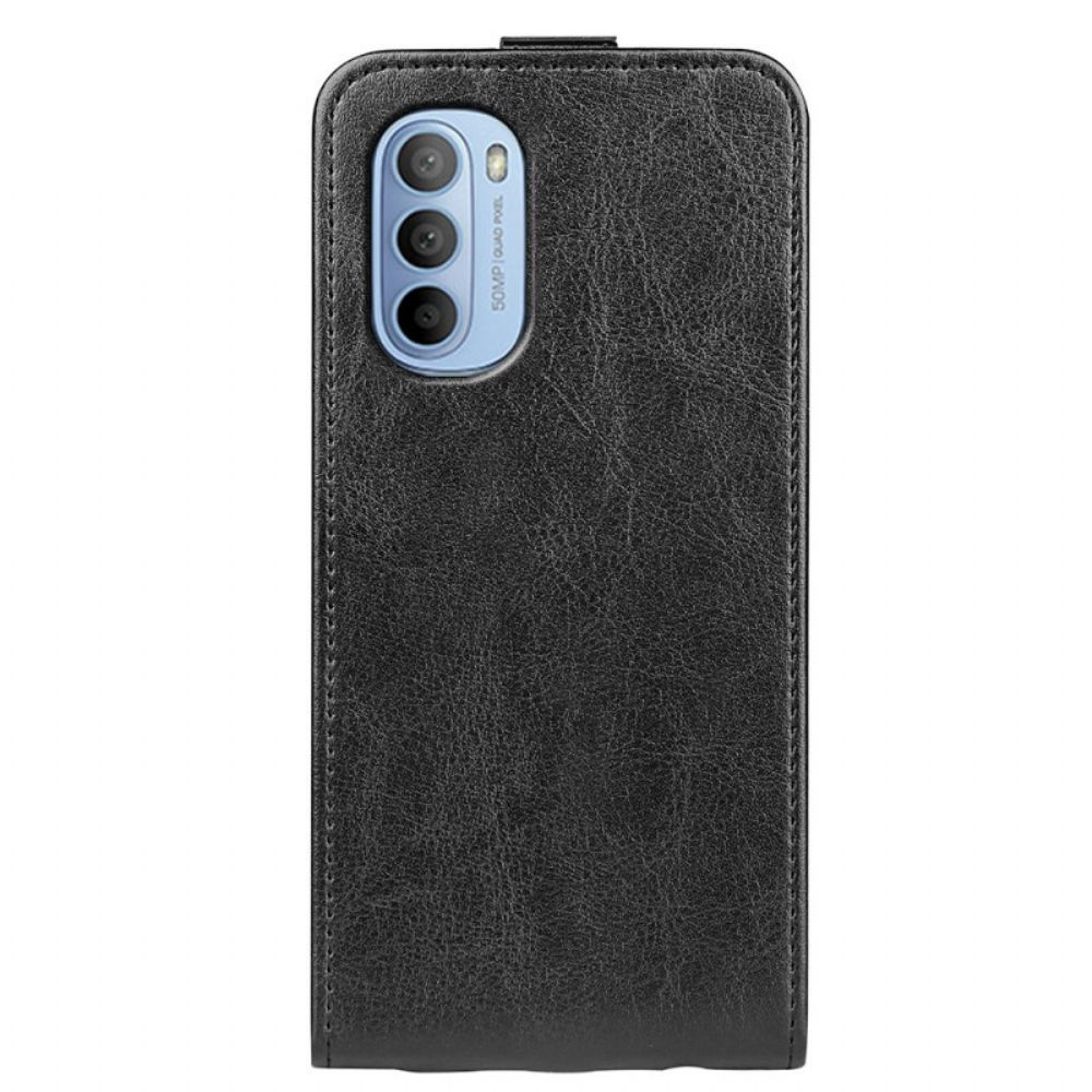 Lederhüllen Für Moto G31 / Moto G41 Flip Case Retro-faltung