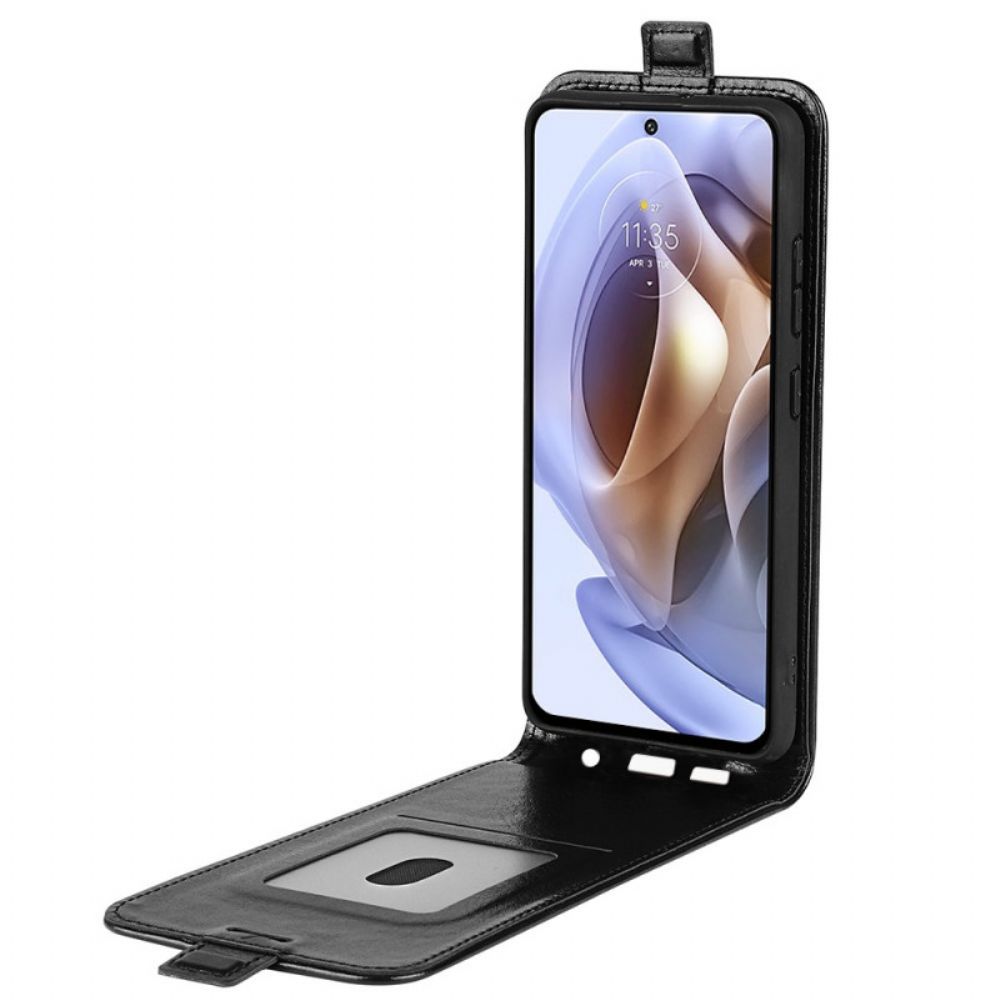 Lederhüllen Für Moto G31 / Moto G41 Flip Case Retro-faltung