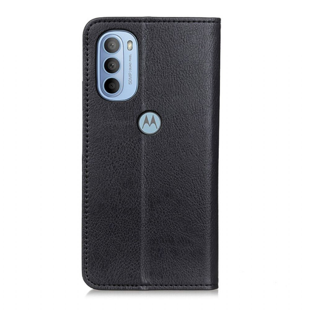 Schutzhülle Für Moto G31 / Moto G41 Flip Case Mattes Spaltleder