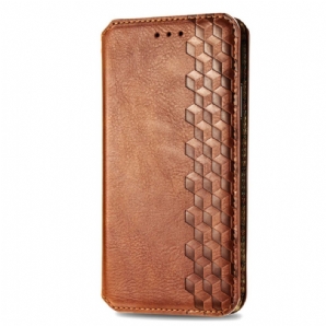 Flip Case Für Xiaomi Redmi Note 13 5g Diamanten In Vintage-lederoptik