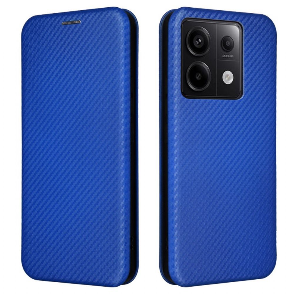 Flip Case Für Xiaomi Redmi Note 13 5g Kohlefaser