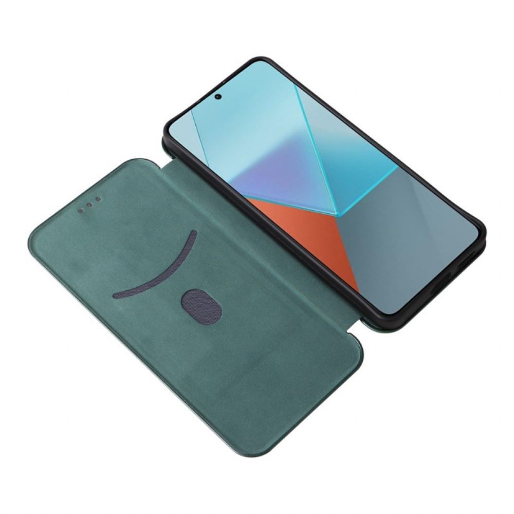 Flip Case Für Xiaomi Redmi Note 13 5g Kohlefaser