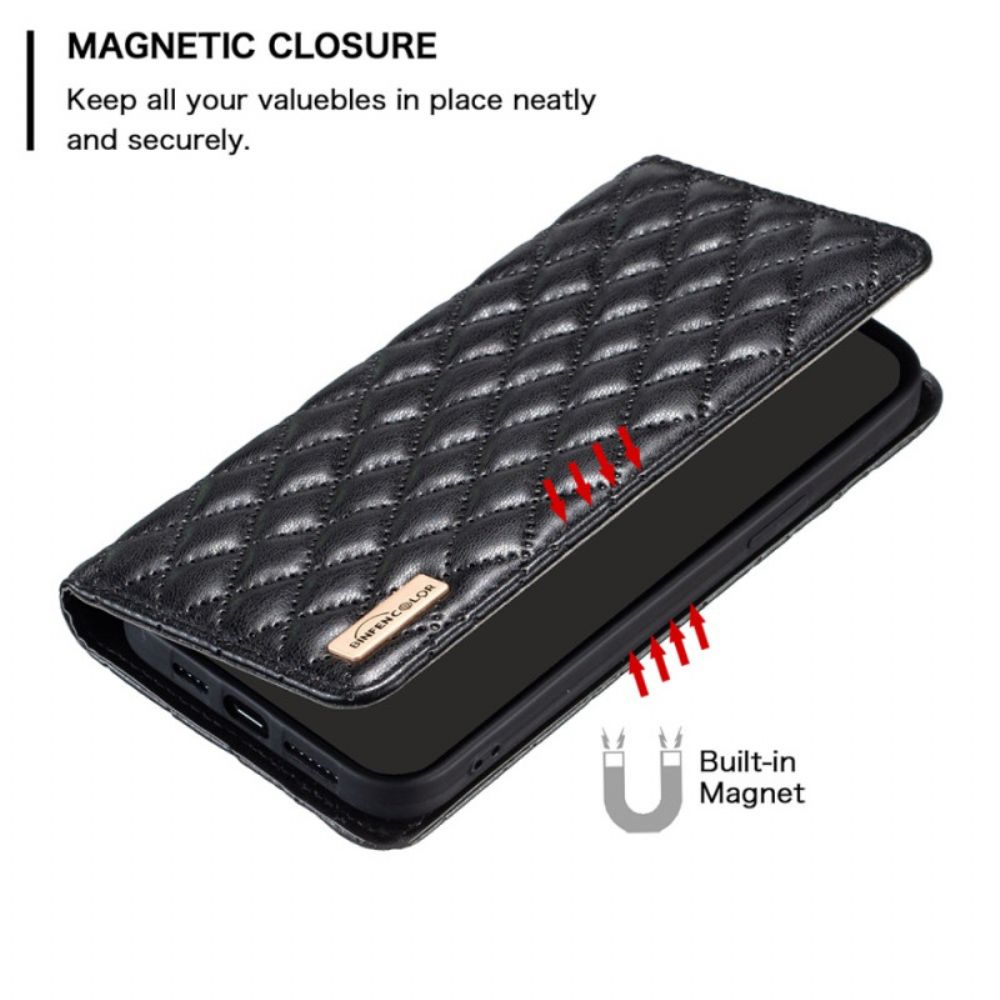 Flip Case Xiaomi Redmi Note 13 5g Handyhülle Gesteppt Binfen Color