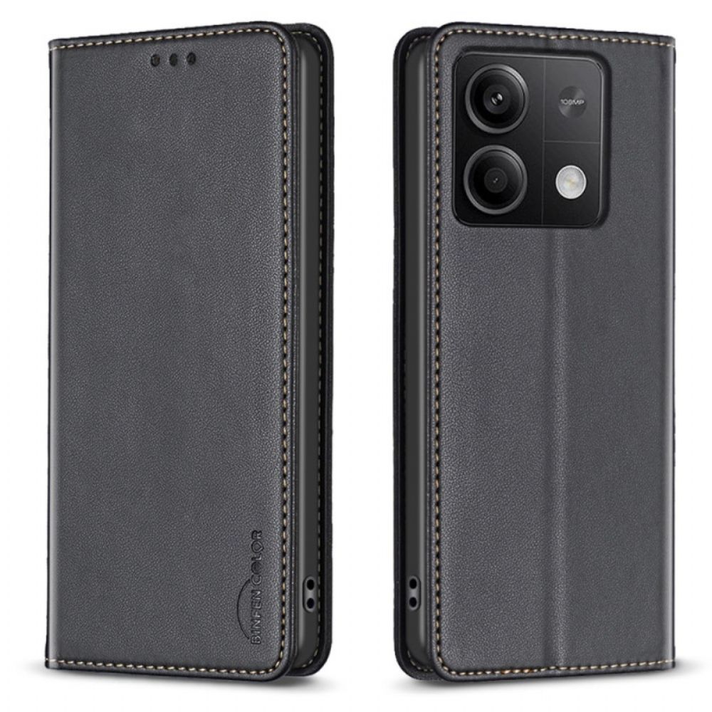 Flip Case Xiaomi Redmi Note 13 5g Klassische Binfen-farbe