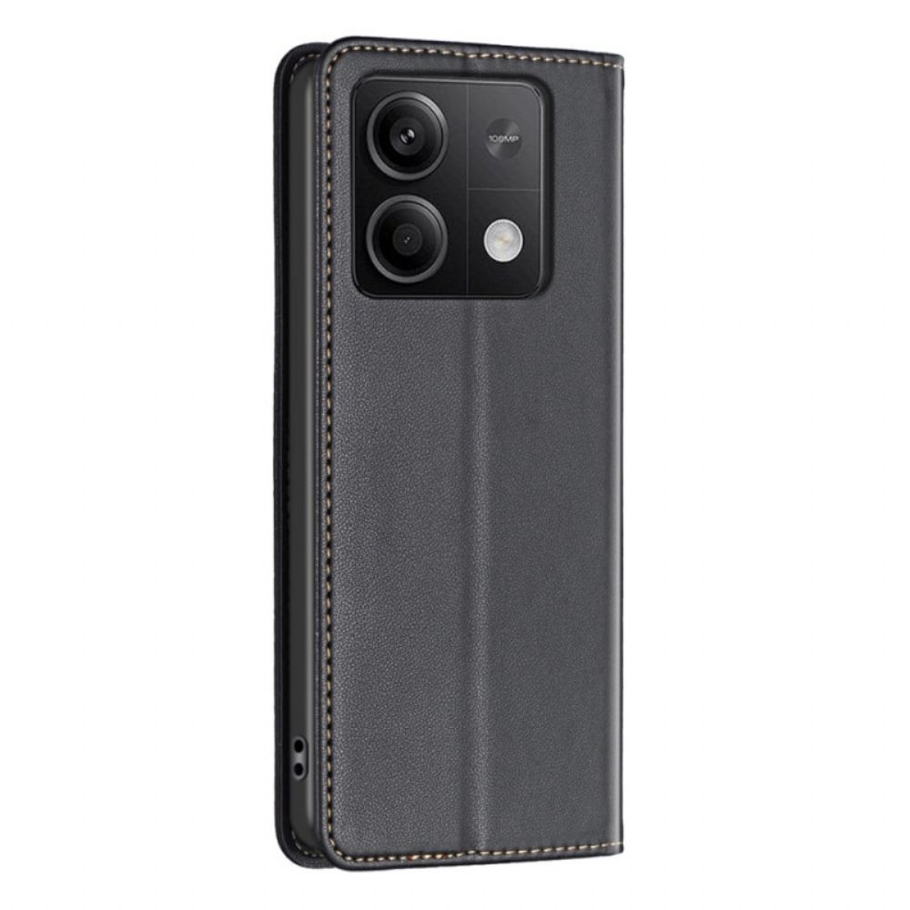 Flip Case Xiaomi Redmi Note 13 5g Klassische Binfen-farbe